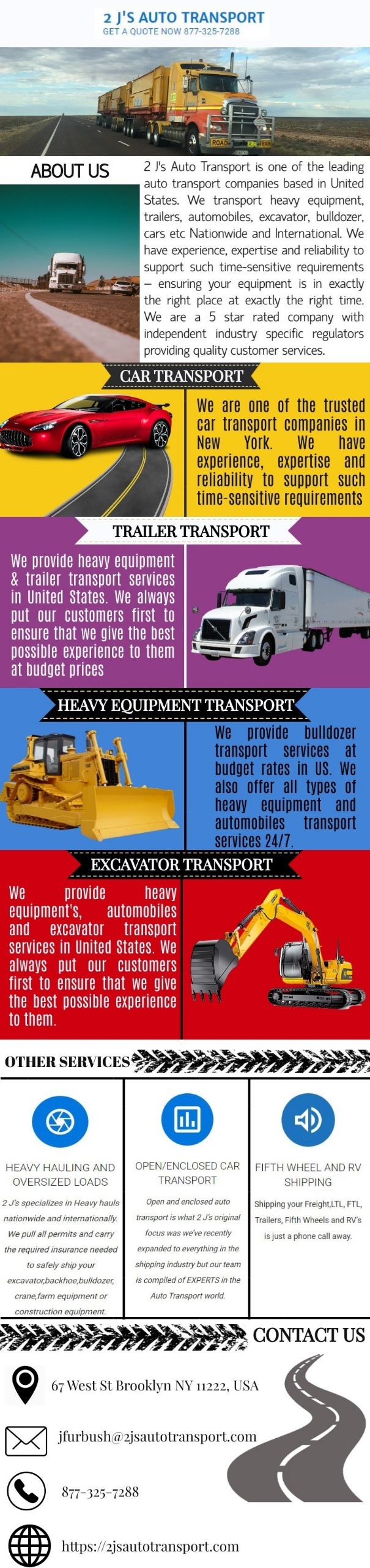 2 J’s Auto Transport Image (1/1)